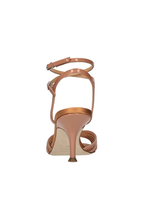 Sandali in vernice LELLA BALDI | LT938 VERN.CUOIO